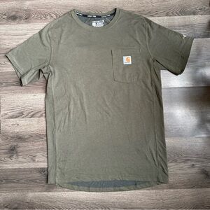 Carhartt Force Men's Short Sleeve Tee in Olive